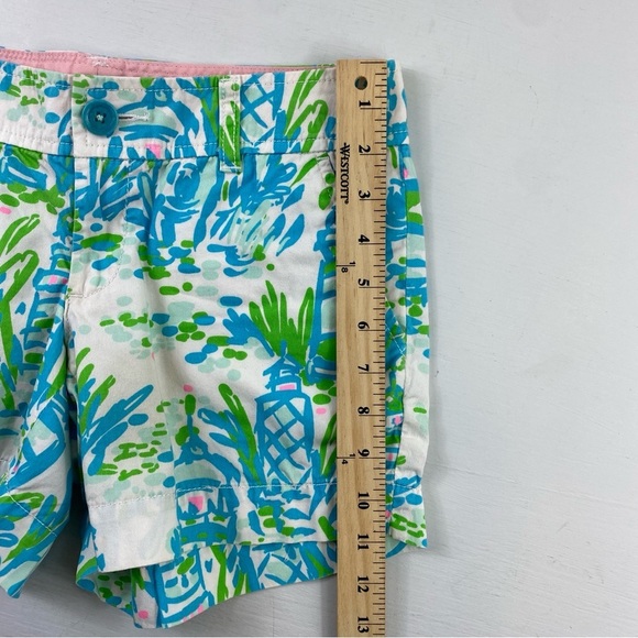 Lilly Pulitzer Women’s Colorful Tropical Beachy Printed Shorts Sz 0 - Picture 11 of 12